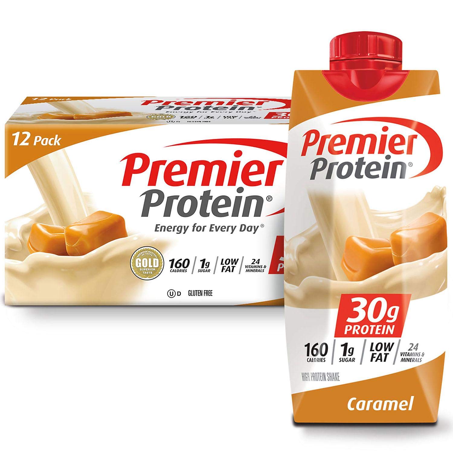 Premier Protein Shake, Chocolate, 30g Protein, 11 fl oz, 12 Pack