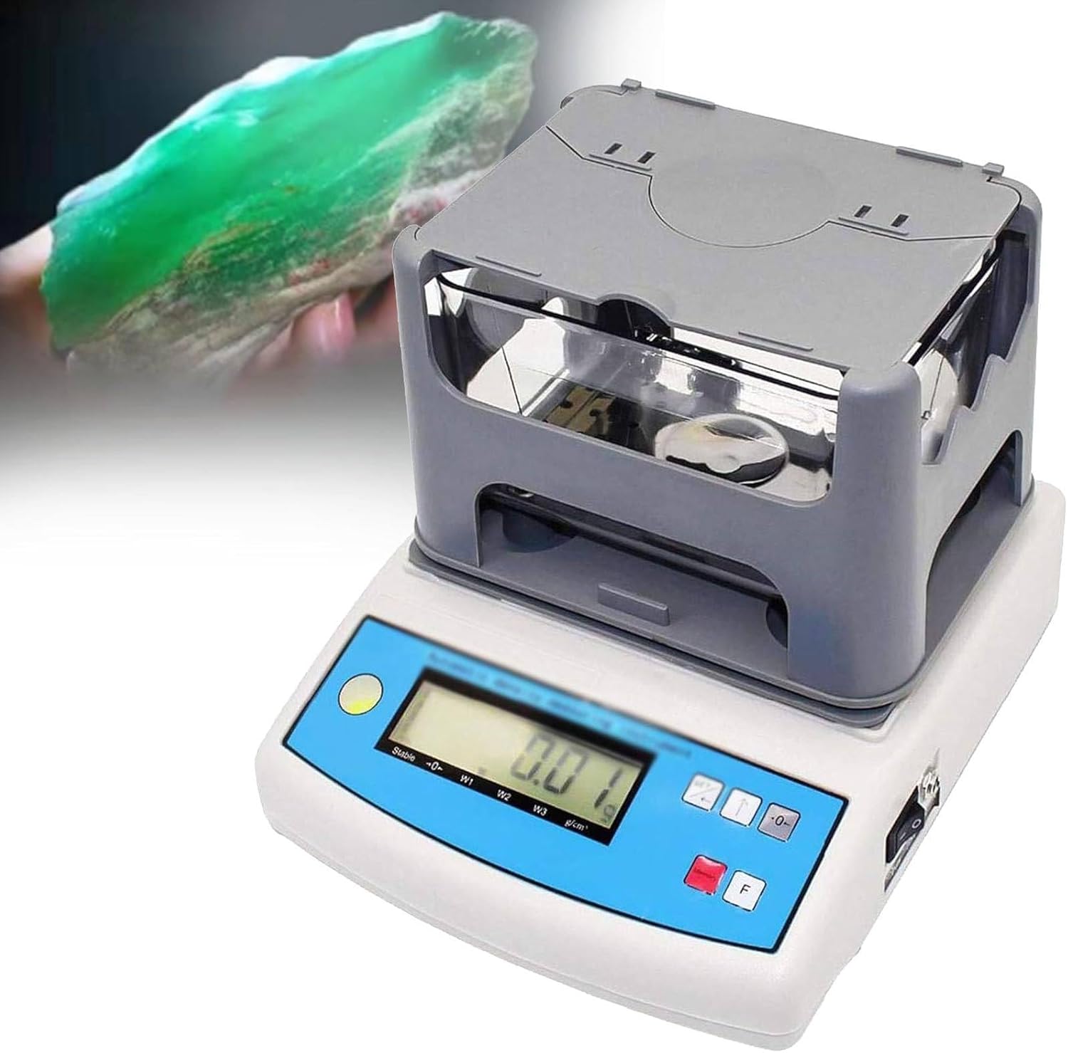Gold Purity Tester Machine Digital Electronic Gold Purity Tester Meter with Maximum Weight 300g/600g Gold Purity Testing Analyzer Machine,0.01-300g