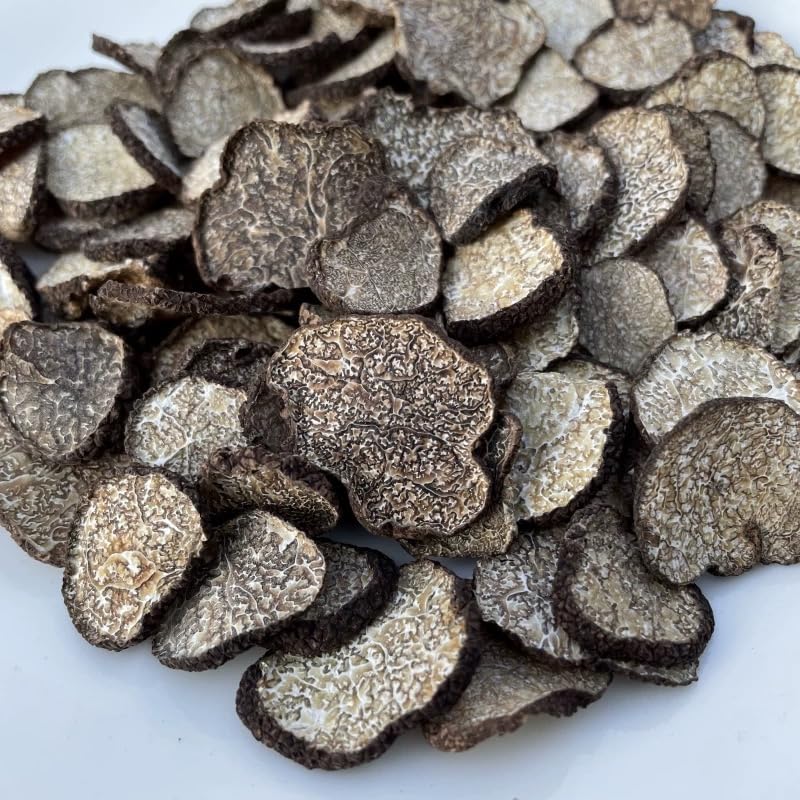 Premium Wild Black Truffle Slices – 1oz Dried Yunnan Specialty Truffle, Rich in Flavor & Nutrients, Gourmet Cooking Ingredient 干黑松露片
