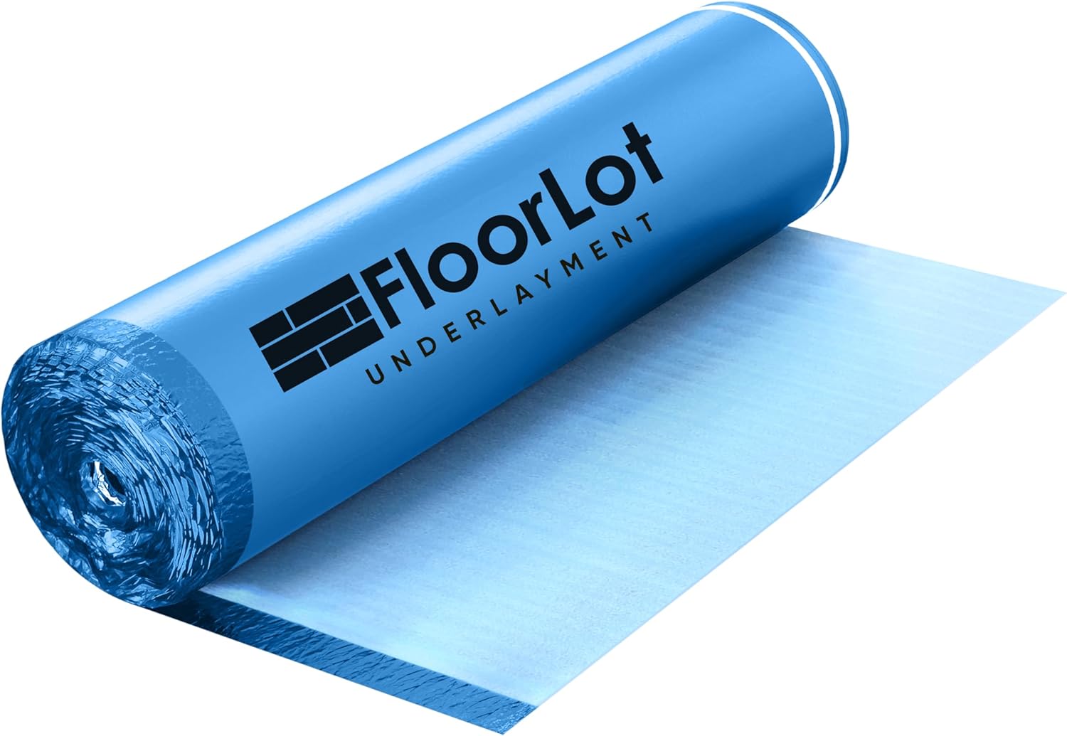 BlueStep Underlayment with Moisture Barrier for Laminate and Wood Floors, (200 sq.ft Roll)