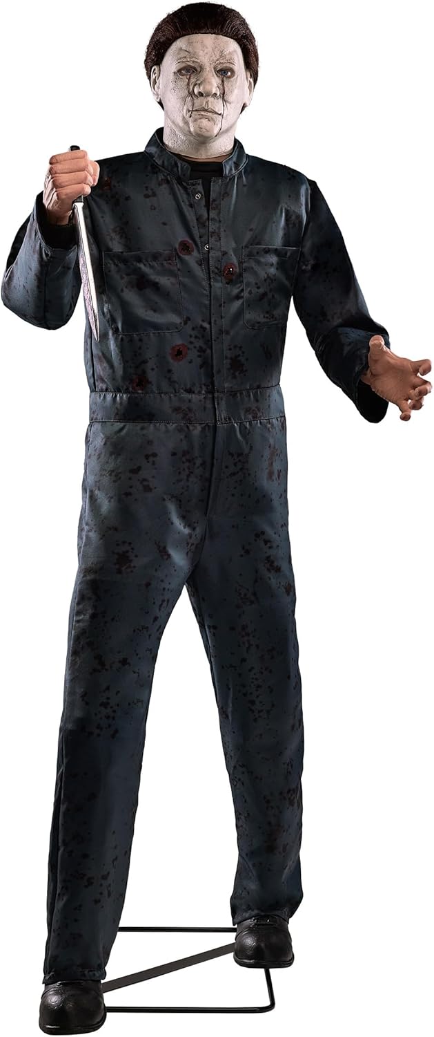 Spirit Halloween 6.3 Ft Michael Myers Animatronic | Officially Licensed | Horror | Decorations | Animated | Halloween Décor