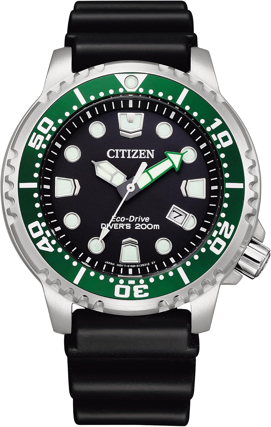 CITIZEN Men Analog Eco-Drive Watch with Polyurethane Strap BN0157-02E
