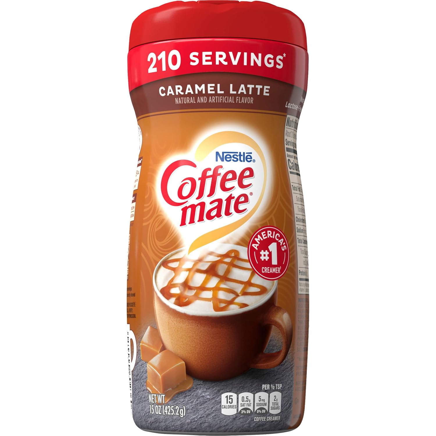 Coffee-mate Cafe Collection Caramel Macchiato, 15 Ounce (Pack of 6)