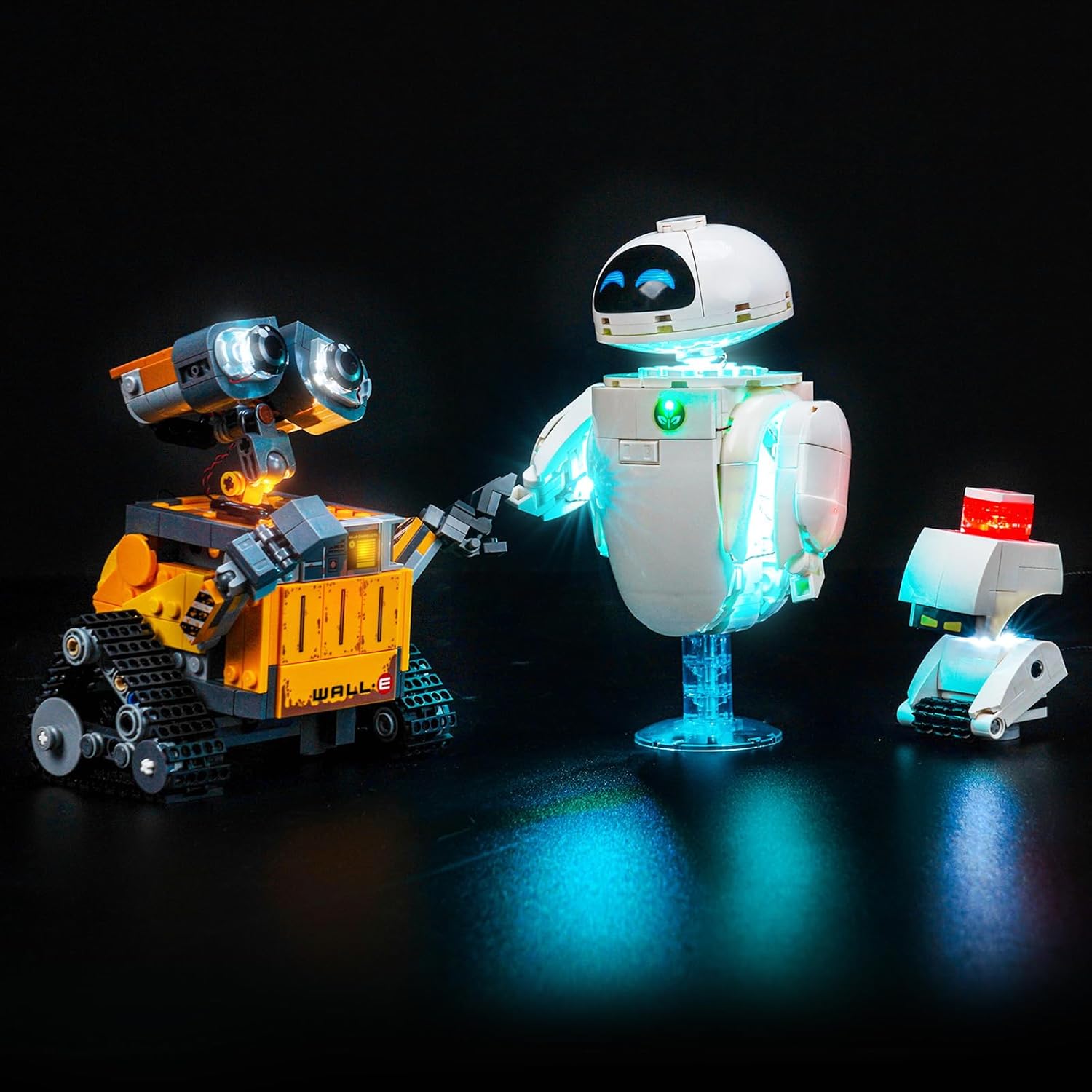 LocoLee Led Light Set Compatible with Lego 43279 WALL-E and EVE Led Decoration Lighting Kit Compatible with Lego 43279 Building Blocks Model,Only Lights Set,No Model