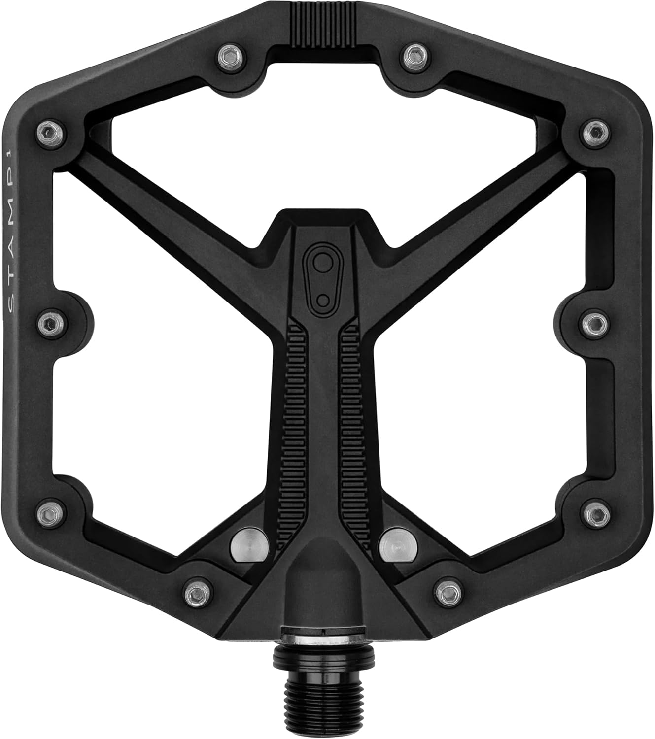 Crankbrothers Stamp Flat BMX/MTB Bike Pedal - Platform Bicycle Pedal, Minimal Profile, Adjustable Grip