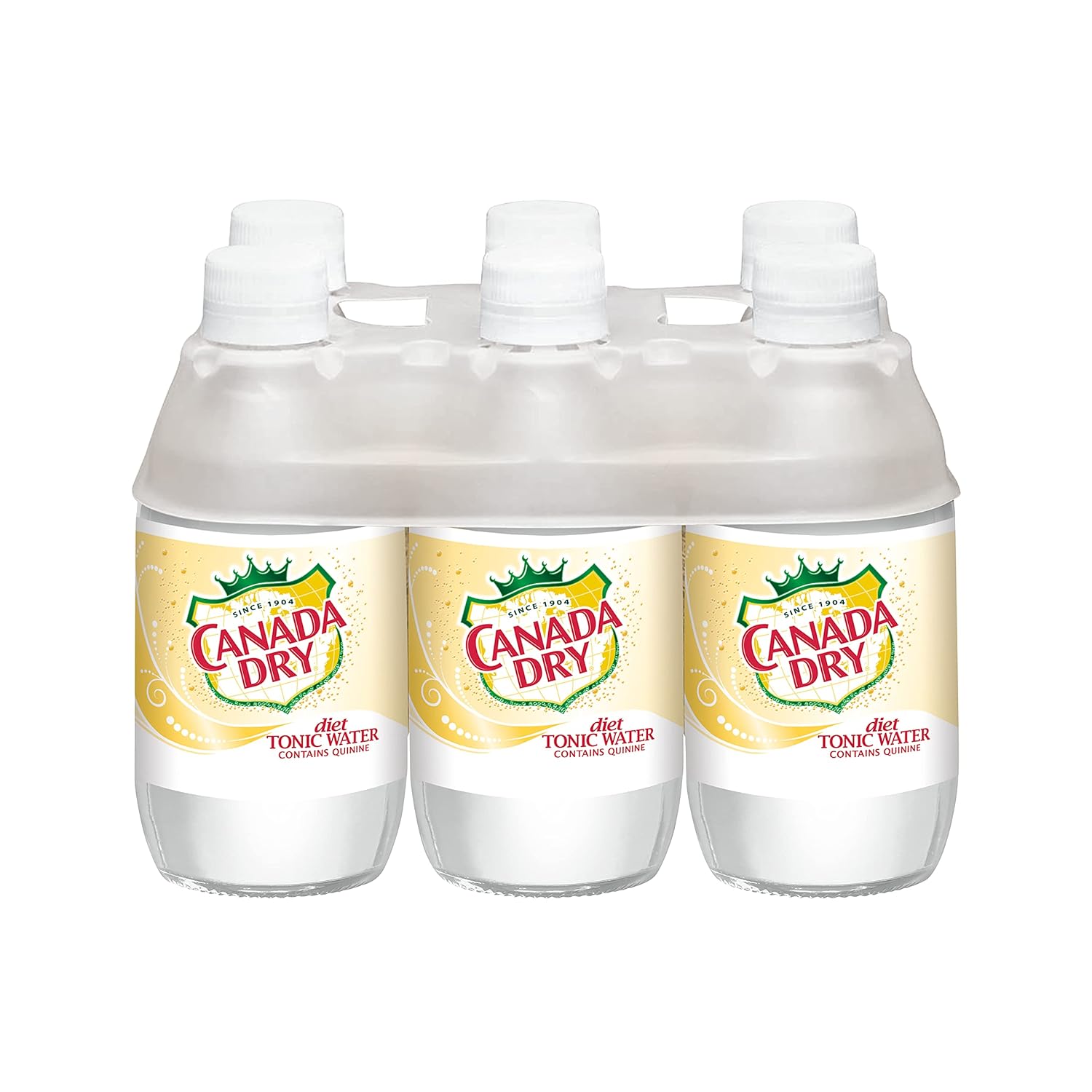 Canada Dry Diet Tonic Water, 10 Fluid Ounce Plastic Bottle, 6 Count