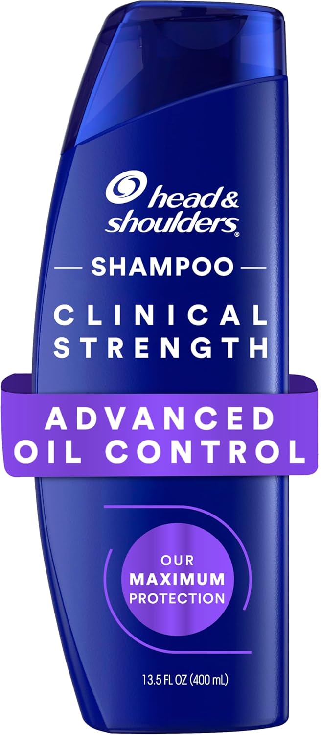 Head & Shoulders Advanced Oil Control 400ml Selenium Sulphide Anti-Dandruff Shampoo, Clinical Strength. Fights Stubborn Dandruff and Excess Oil, with Refreshing Citrus