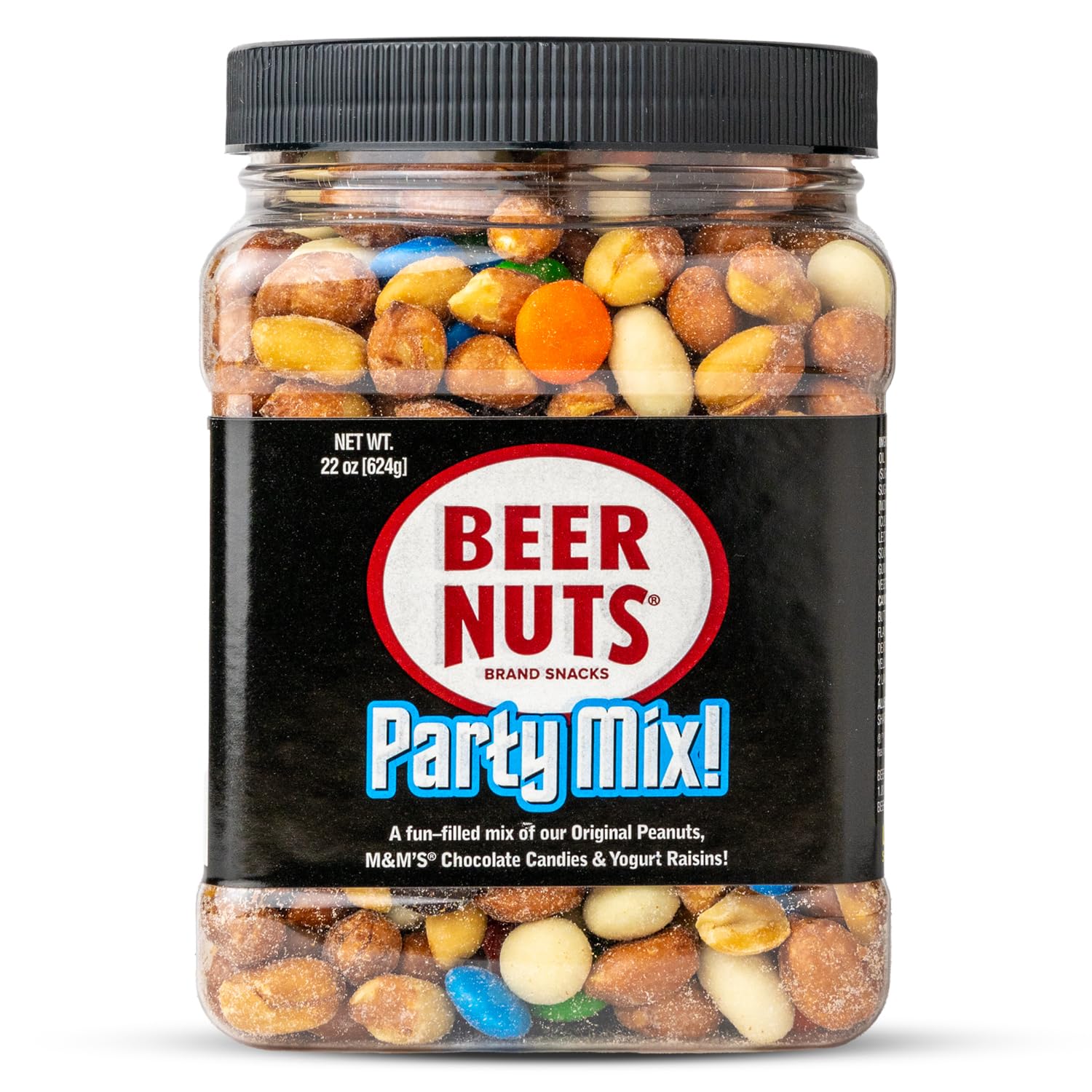 Beer Nuts Party Mix, Peanuts, Corn Sticks, and Insane Grain, with Chocolate and Yogurt Coated Pieces, Perfect for Parties and Holidays (22oz, Party Mix)