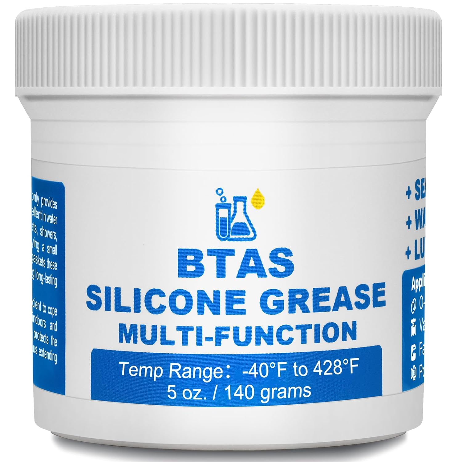 Plumber Faucet Pool Silicone Grease,O Ring Filter Rubber Gasket Lubricant Food Grade 5 oz