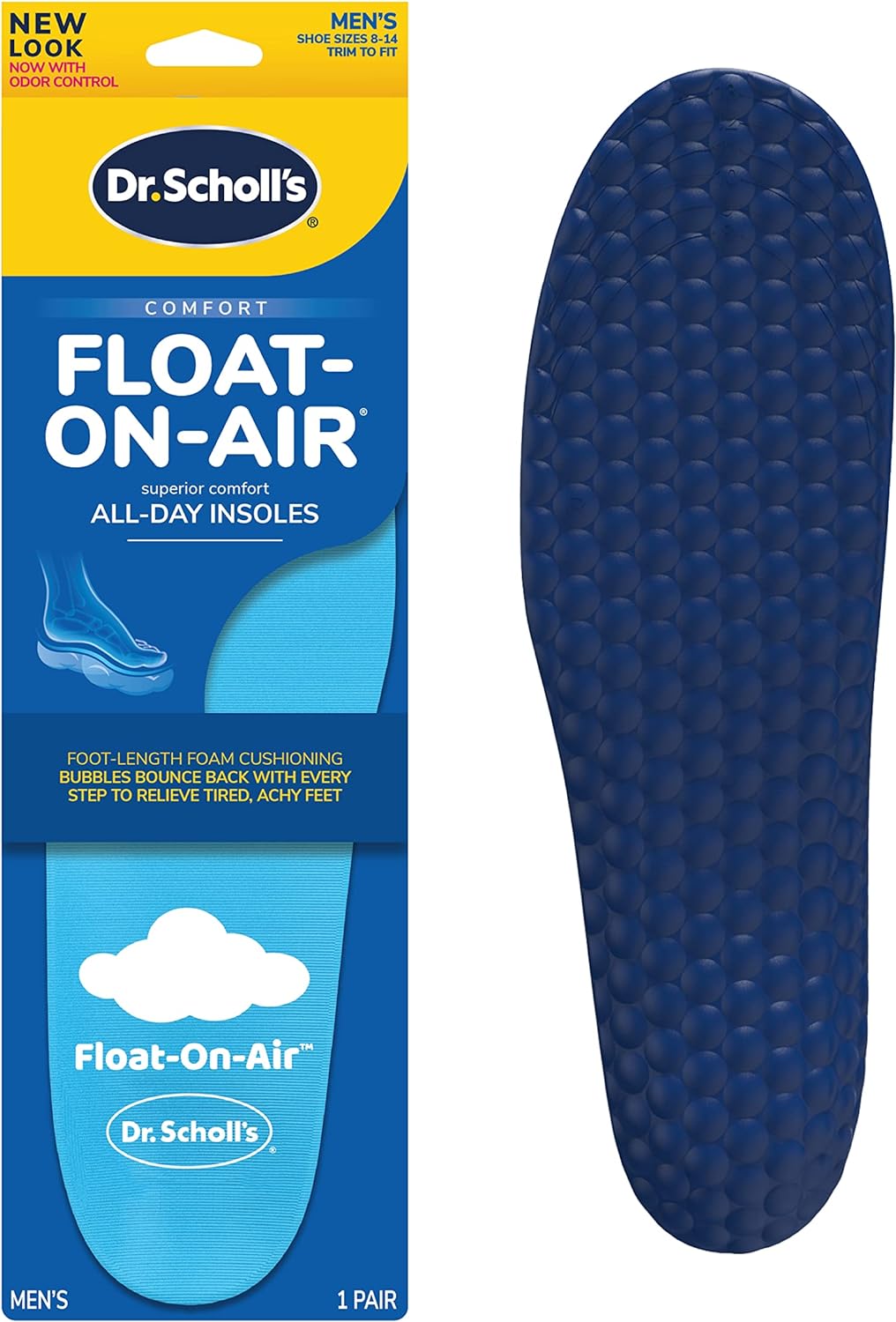 Dr. Scholl's Float-On-Air Comfort Insoles, Men, 1 Pair, Full Length