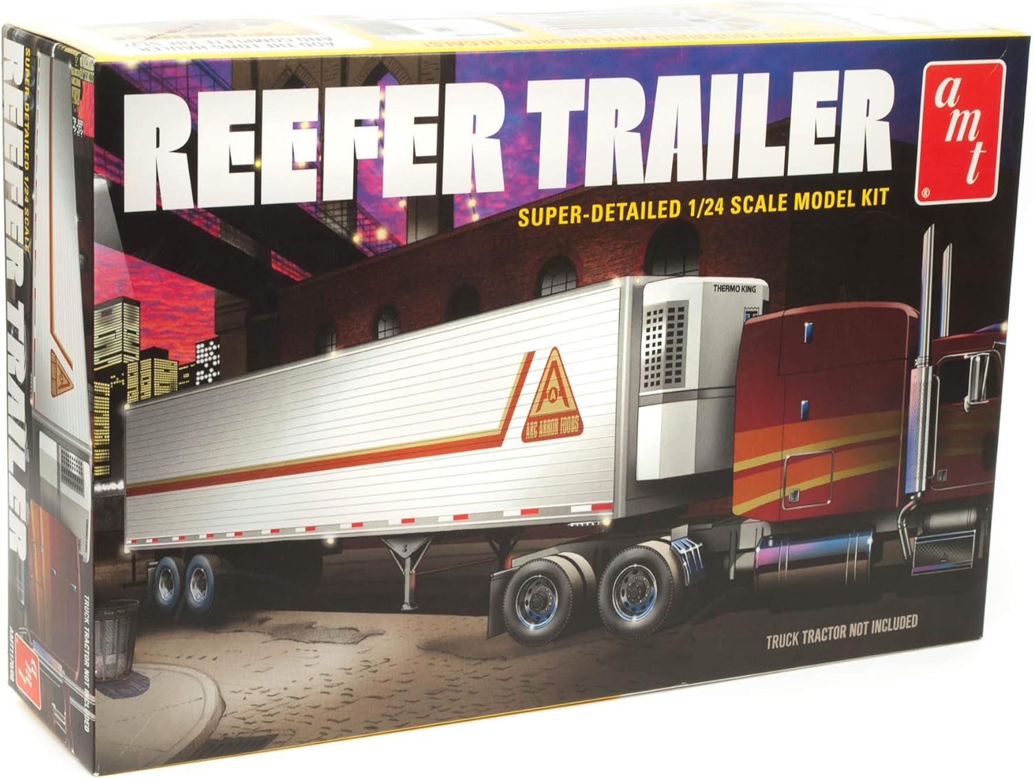 AMT Reefer Semi Trailer 1:24 Scale Model Kit