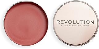 Revolution, Balm Glow, Multi-Use Balm for Cheeks, Eyes & Lips, Buildable Formula, Dewy Finish, Peach Bliss, 1.12 Oz.