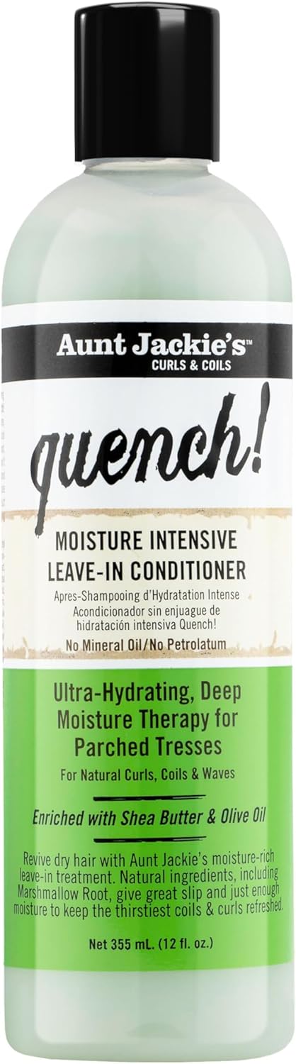 Aunt Jackies Quench Moisture Intensive Leave In Conditioner 355 ml