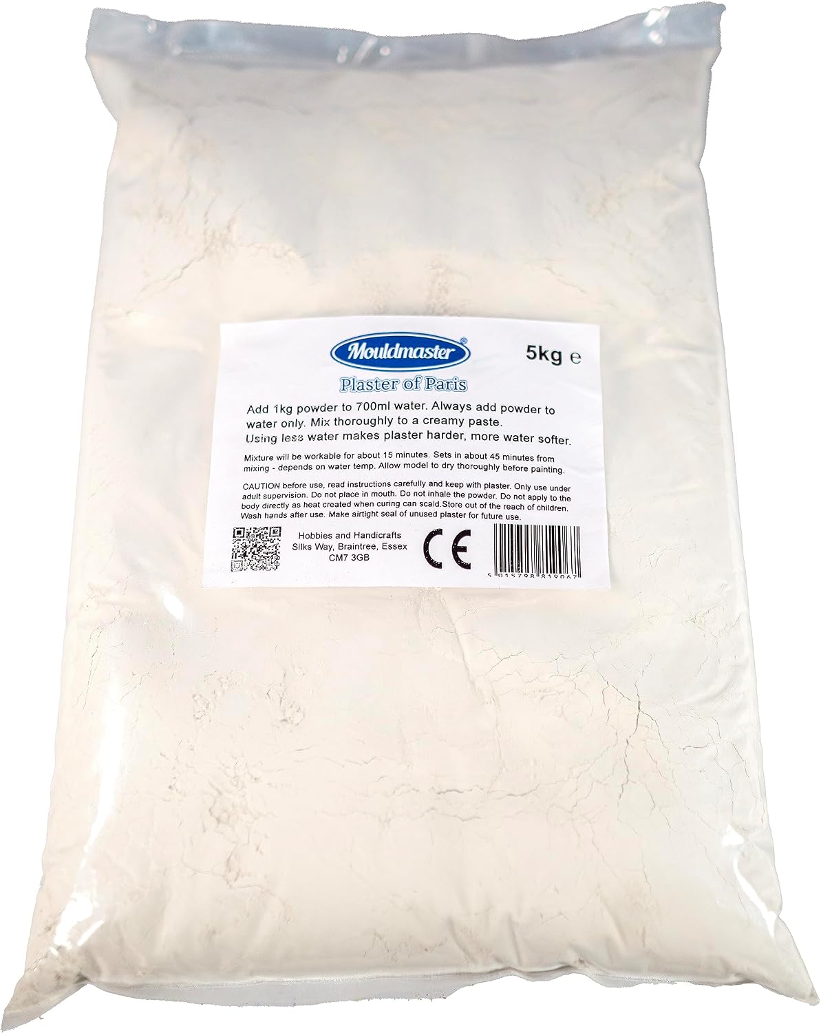Mouldmaster 5 Kg Plaster of Paris, White