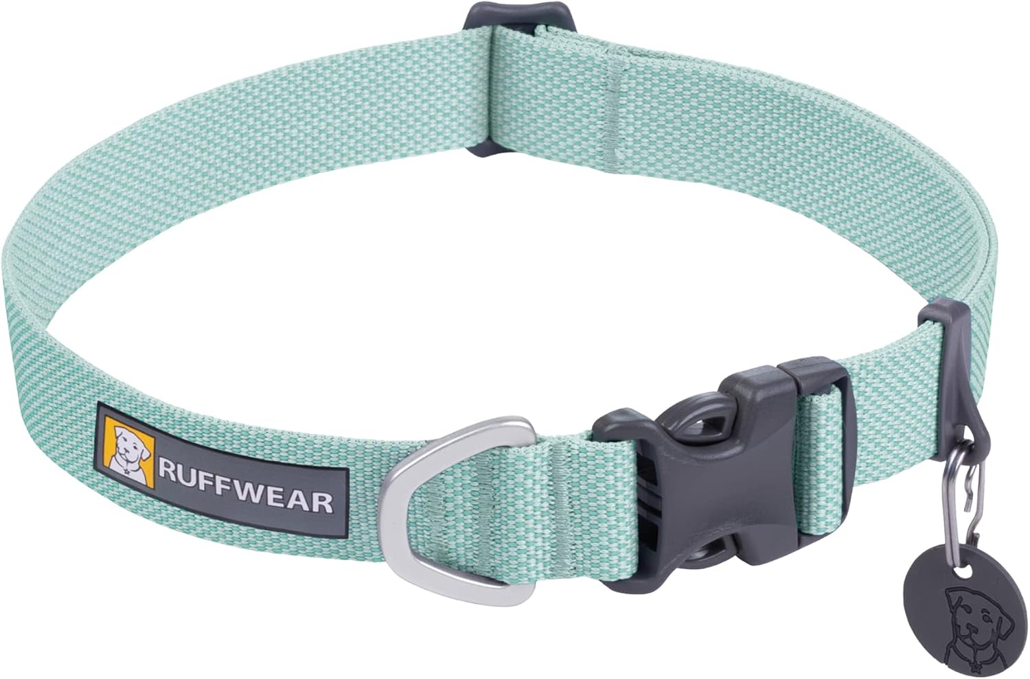 Ruffwear, Hi & Light Dog Collar, Minimal and Ultralight Collar for Everyday Walks and Runs, Sage Green, 11"-14"