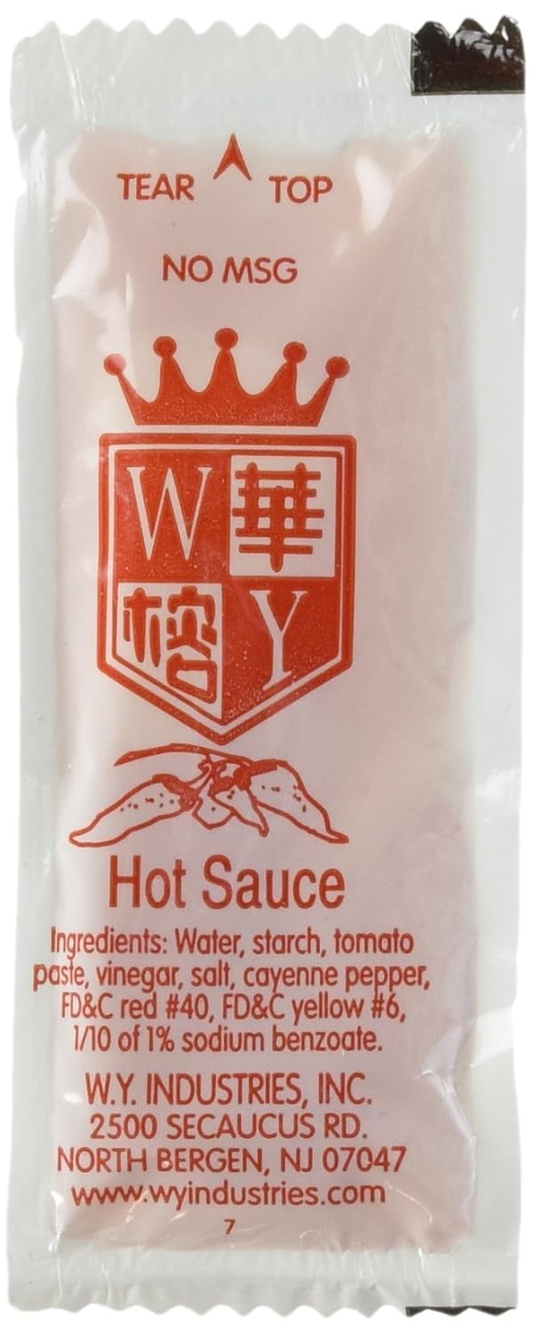 EAST EMPIRE Chinese Chili Hot Sauce, 50 Count (Pack of 1)