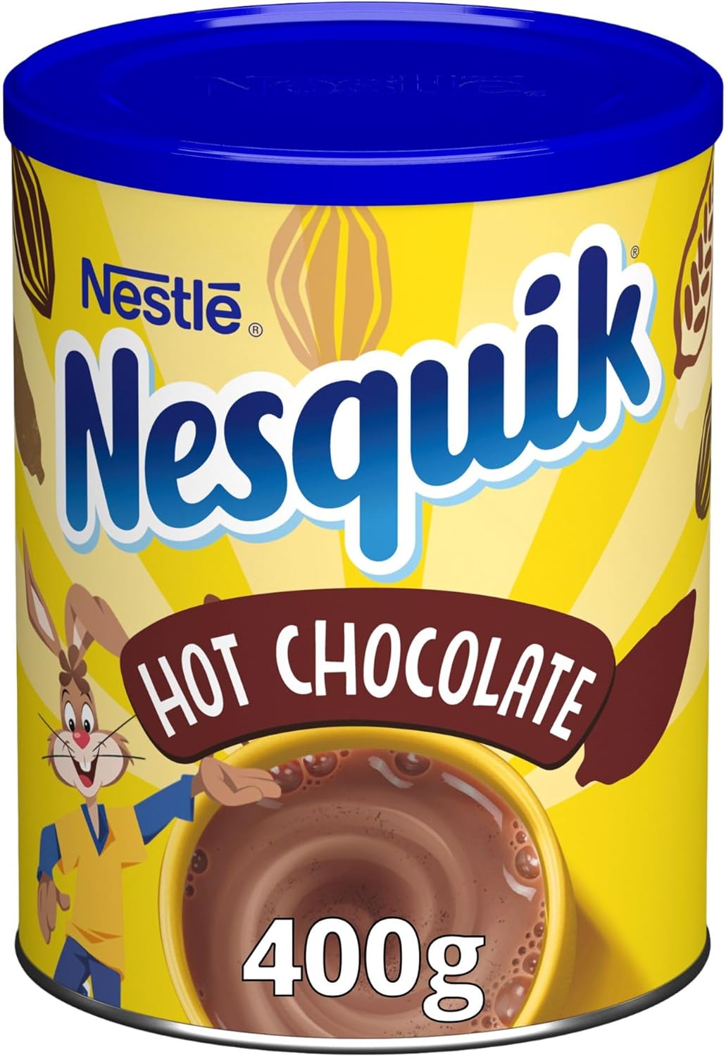 Nesquik Hot Chocolate Drink Mix Powder, 400 g Tin (Pack of 1)