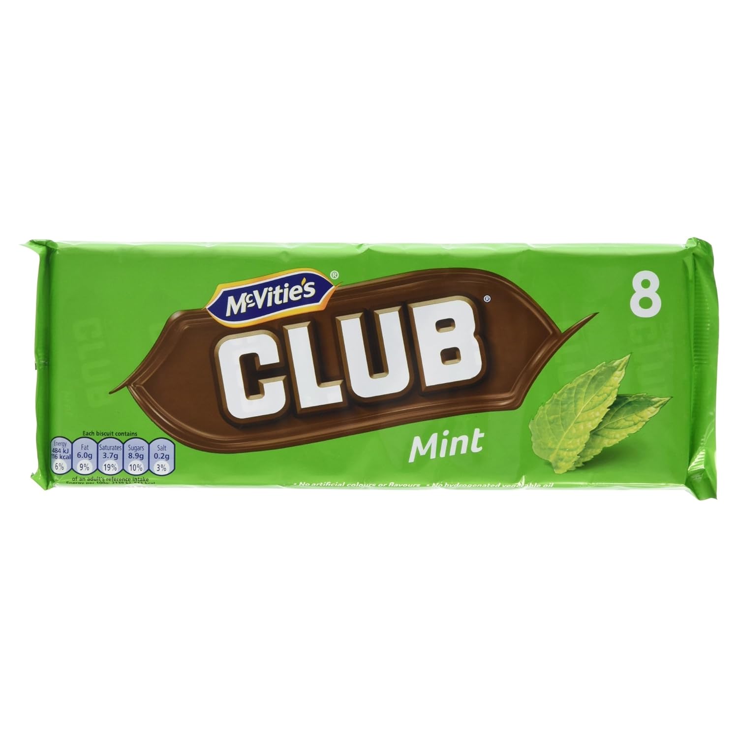 Mcvitie's Club Mint 6pk ( Pack of 1)