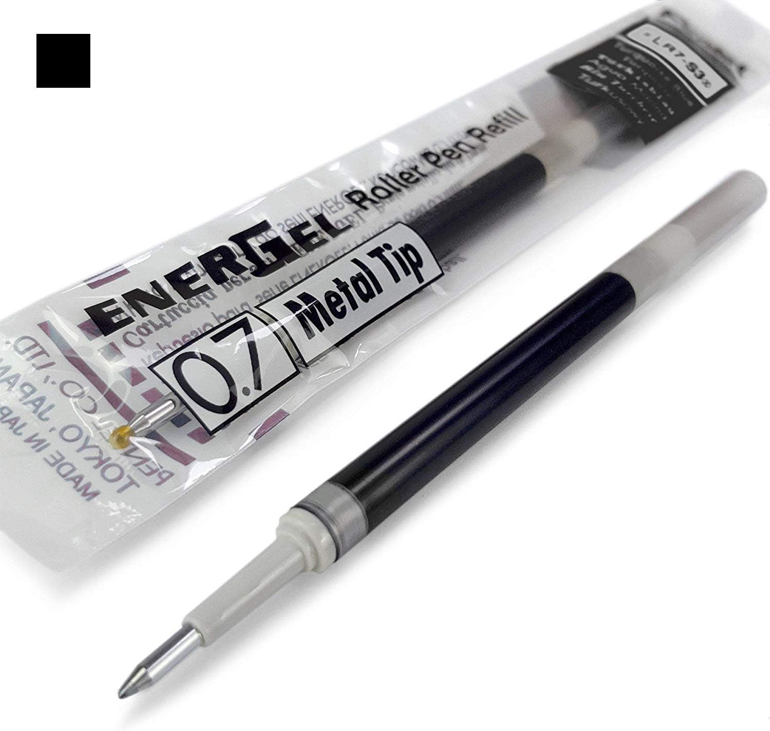 Pentel Energel 0.7mm Refill Metal Tip LR7 - BL77/BL57/BL37 Pack of 2