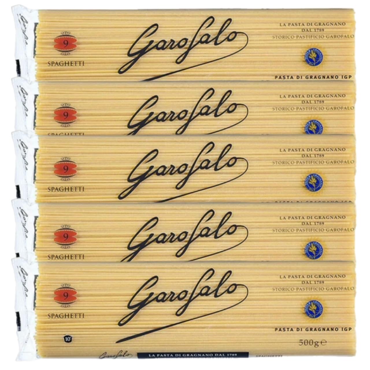 GAROFALO SPAGHETTI PASTA 16 OZ BAG - 5 Pack