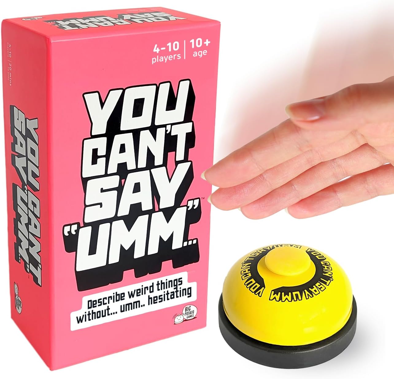 You Can’t Say Umm: A Party Game for Family and Adults, Board Game for Teenagers, Family Word Game, Must Have for Game Night Fun