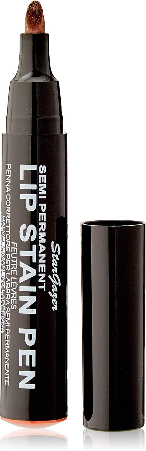 Stargazer Semi-Permanent Vegan Lip Stain Pen 8. Up To 12 Hour Creamy Matte Lip Colour With Reversible Nib