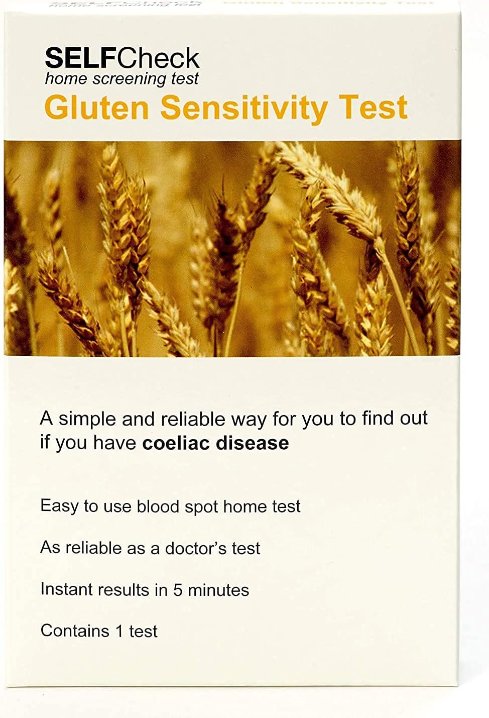 SELFCHECK Gluten Sensitivity Test for Coeliac Disease