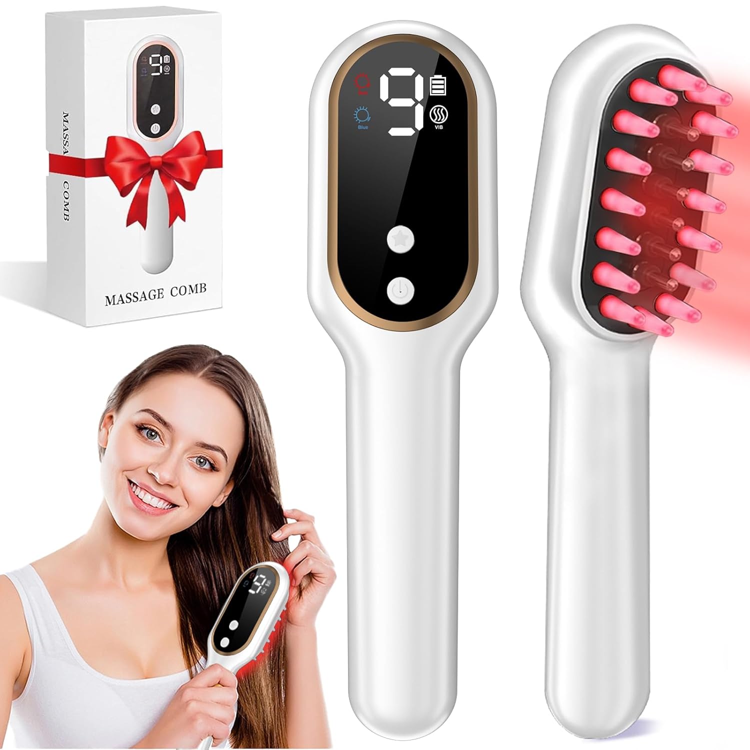 Laser Hair Growth Comb - Handheld Laser Hair Growth Comb