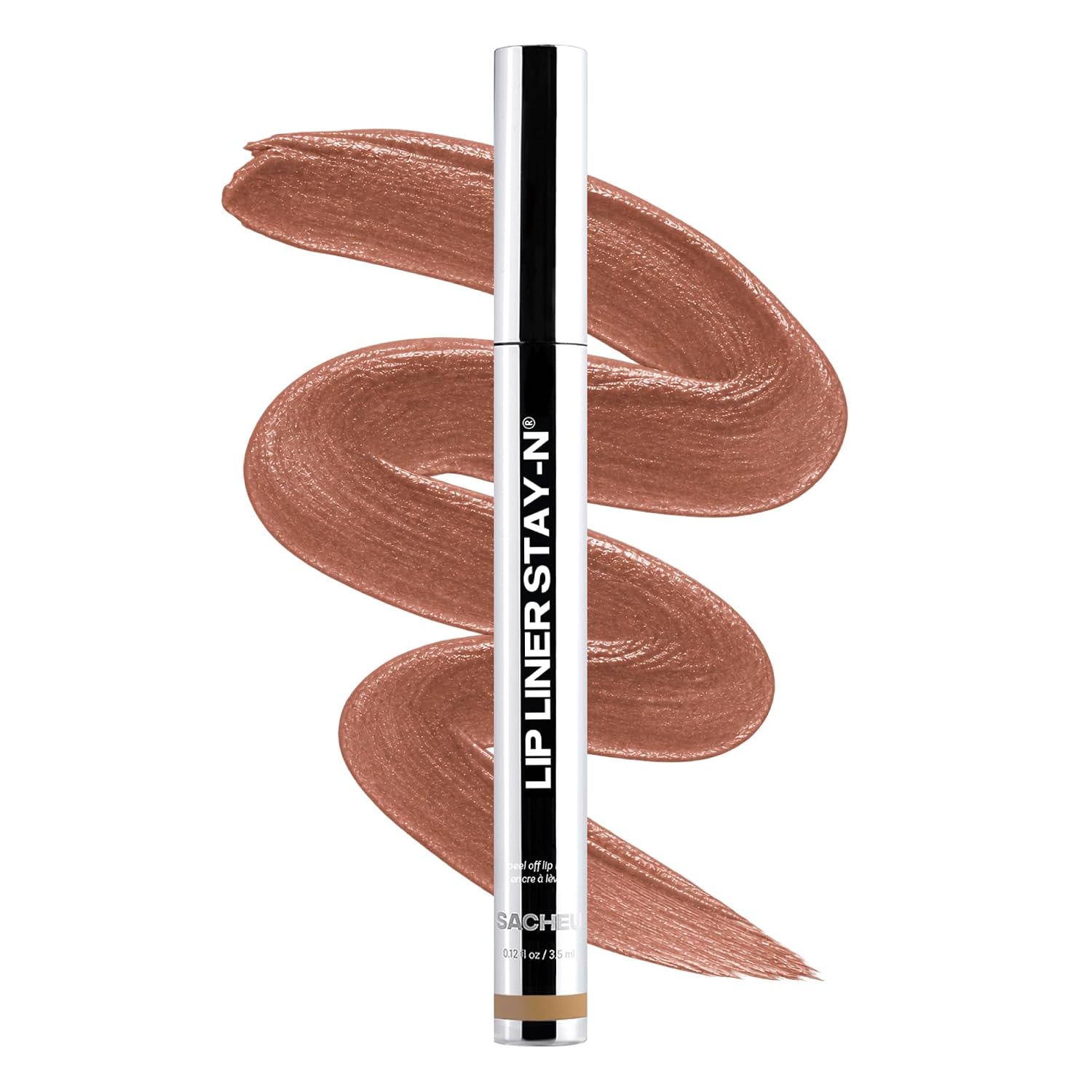 Sacheu Lip Liner STAY-N Peel Off Lip Stain, Longwear, MUAH-VE