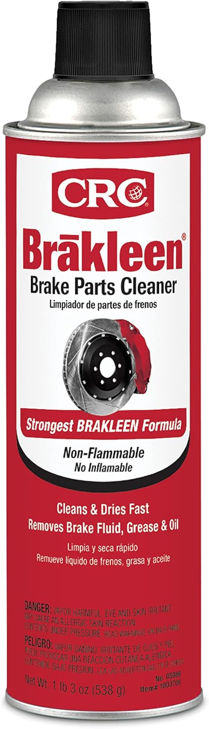 CRC BRAKLEEN Brake Parts Cleaner - Non-Flammable -1lb 3 Oz (05089)