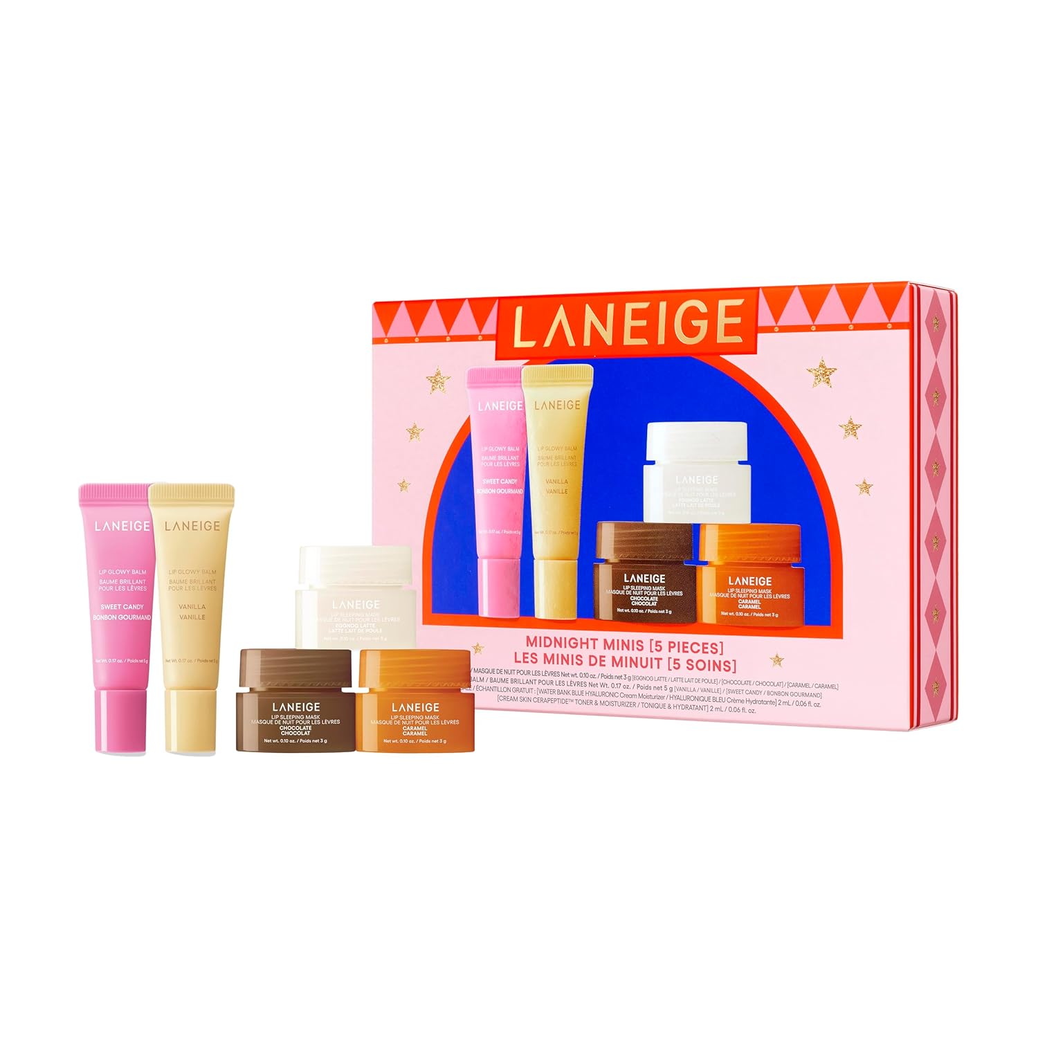LANEIGE Lip Sleeping Mask: Nourish, Hydrate, Vitamin C, Murumuru & Shea Butter, Antioxidants, Flaky, Dry Lips