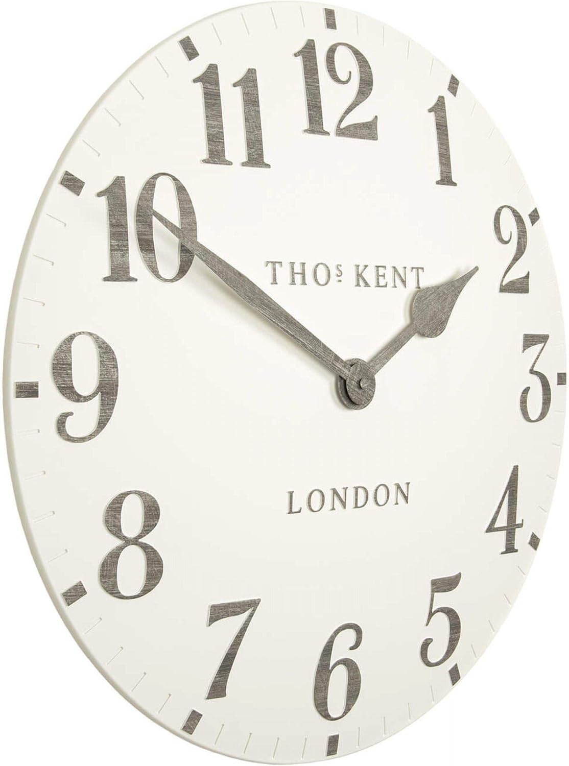 Thomas Kent Limestone Arabic Design Wall Clock - 20" London