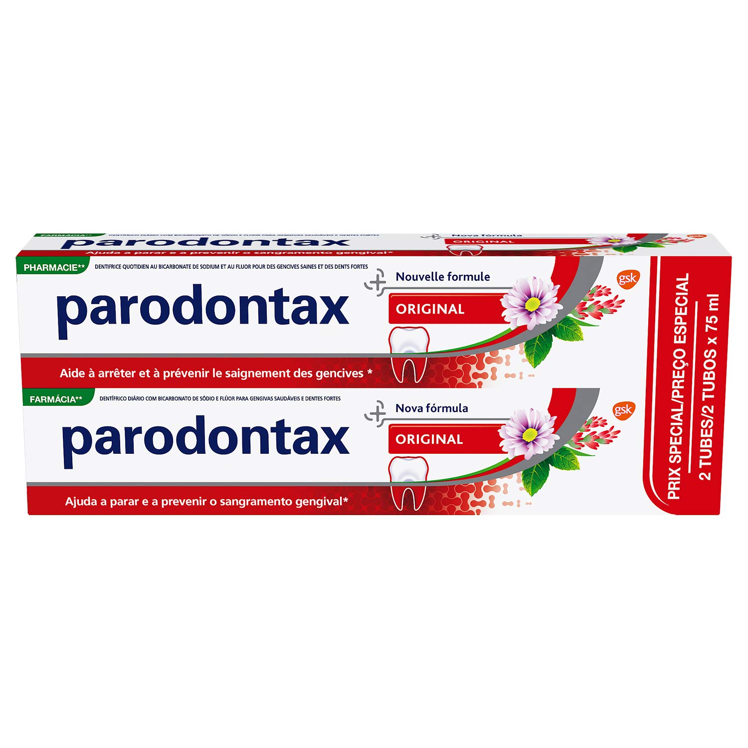 Parodontax Original Toothpaste 2 x 75ml