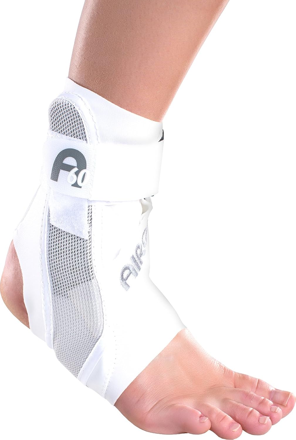Aircast A60 Ankle Support Brace, Right Foot, White, Medium