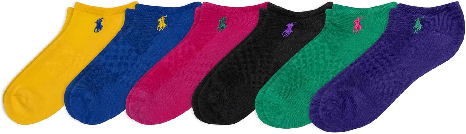 POLO RALPH LAUREN Women's Low-Cut Half Cushion (Pack of 6)