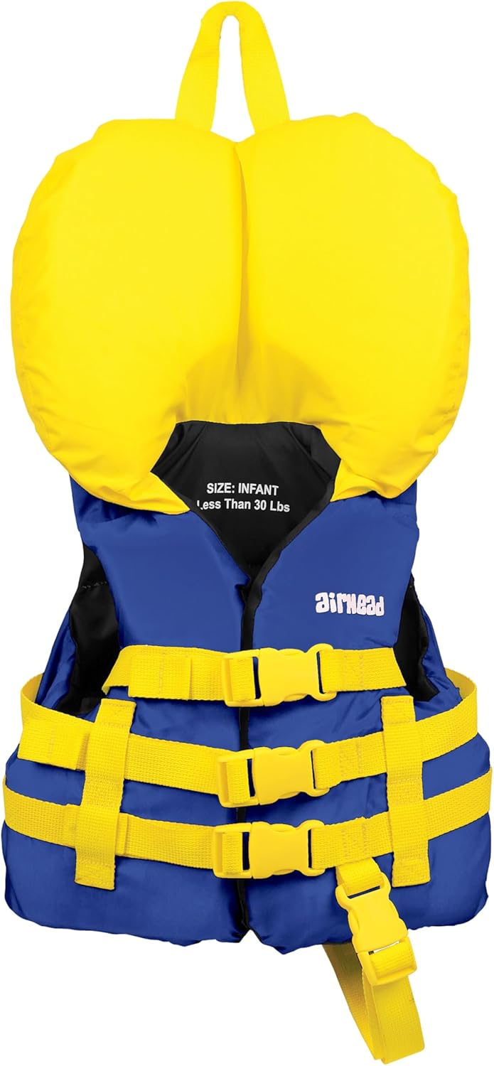 Airhead Infant's General Purpose Life Jacket, Coast Guard Approved, 15-30 lbs
