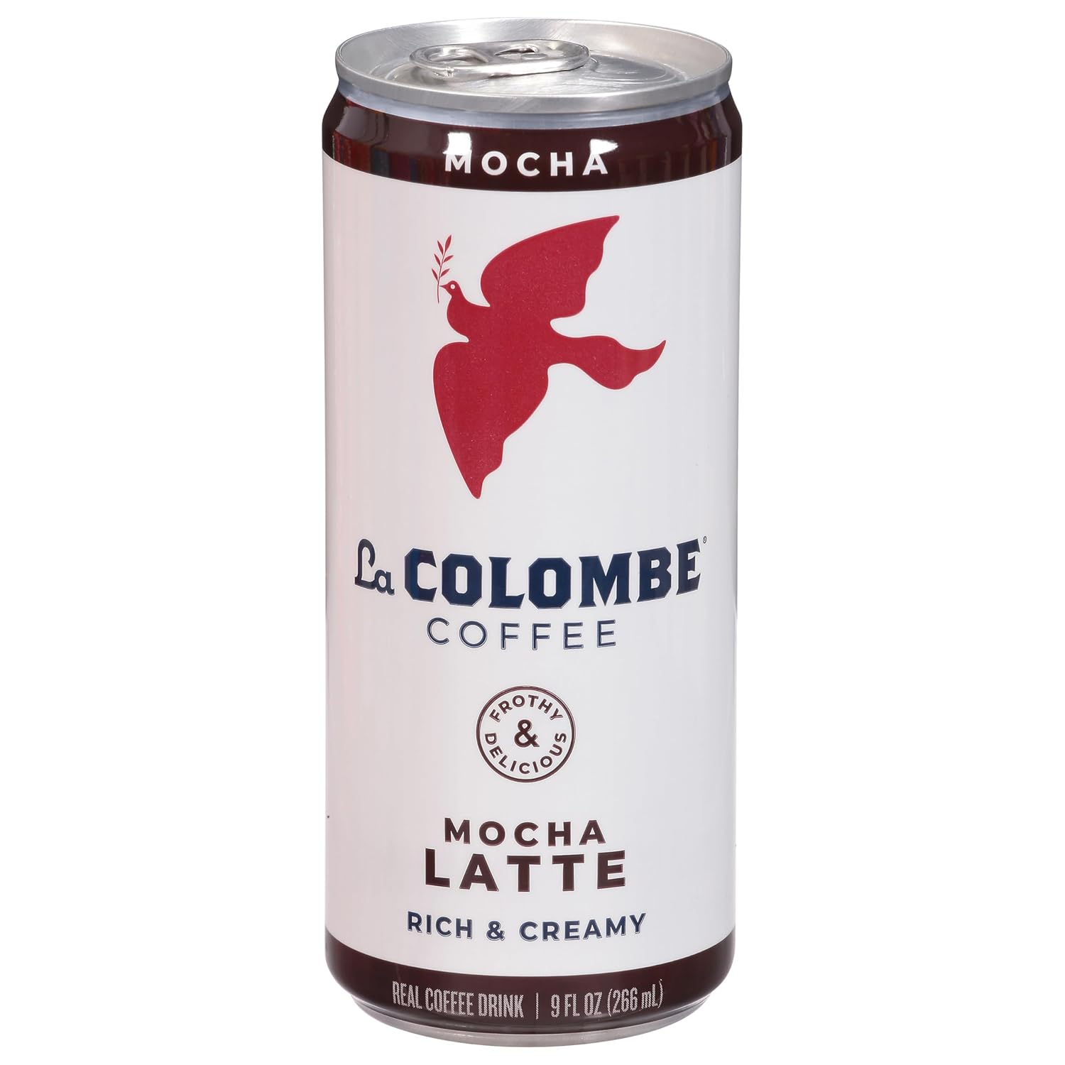 La Colombe Mocha Draft Latte - 9 Fl Oz - Cold-Pressed Espresso and Frothed Milk + Dark Chocolate - Made With Real Ingredients - Grab And Go Coffee