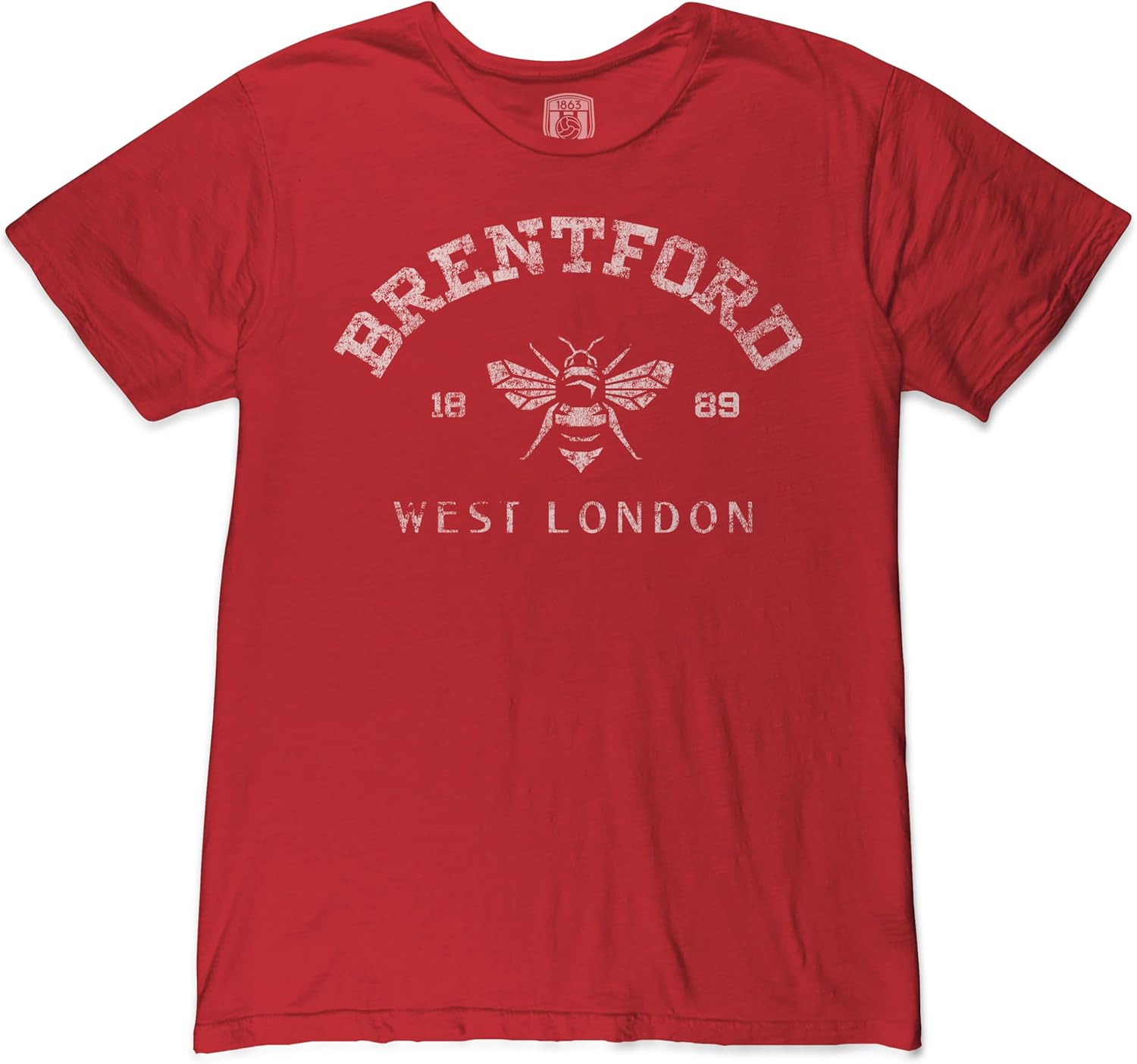 Brentford FC Established Location Premium Cotton Slub - Red