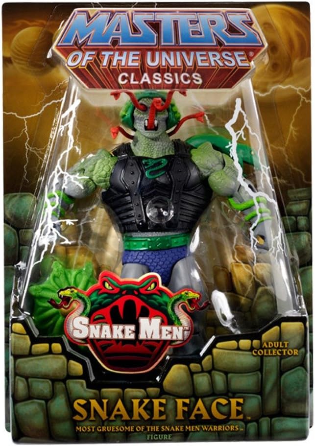 Masters of the Universe Classics Snake Face Figure He-Man