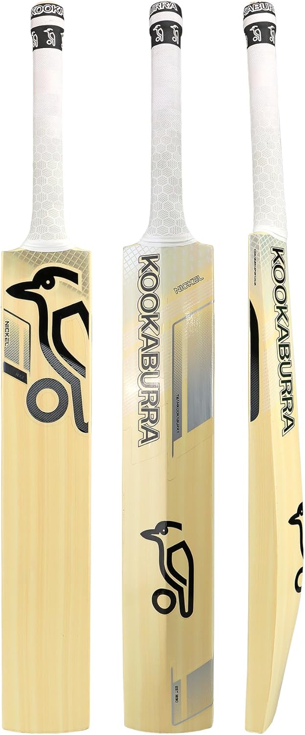 Kookaburra Nickel 10.1 Cricket Bat - Size 2, Silver