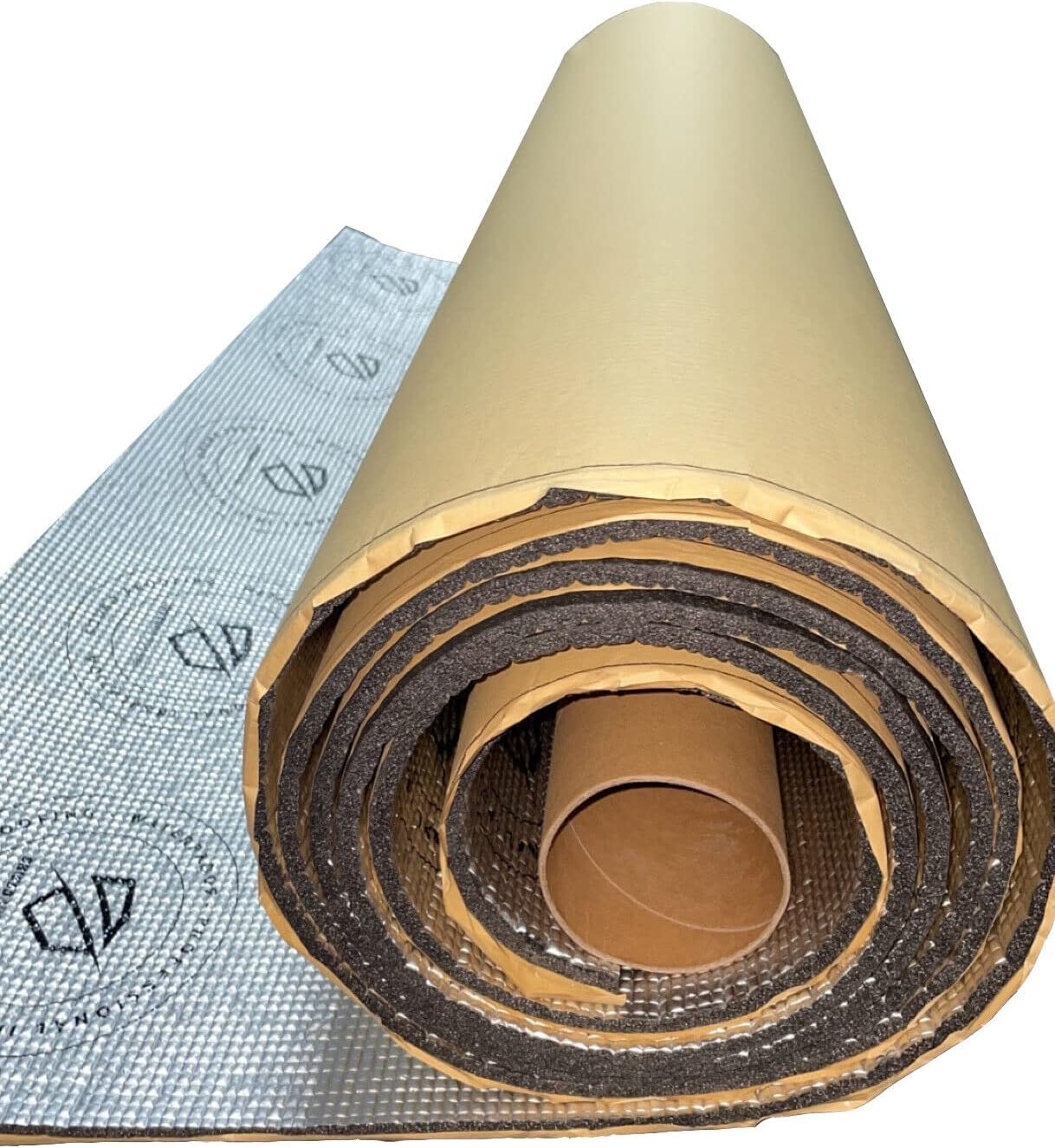 15mm | 12mm | 10mm | 7mm Camper Van Thermal Acoustic Insulation Floor Roof Sound Walls Proof Foil Self Adhesive Under Floor Wood Laminate Heat Underlay (10mm x 5m x 1m)