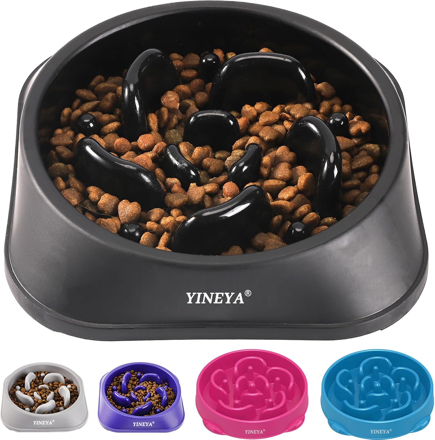Pet Supplies Slow Feeder Dog Bowls Small Breed, Dog Slow Feeder Bowl, Dog Food Bowls Slow Feeder, Dog Bowl Slow Feeder, Dog Puzzle Feeder Bowls, Dog Bowls Medium Size Dog, Slow Eating Dog Bowl
