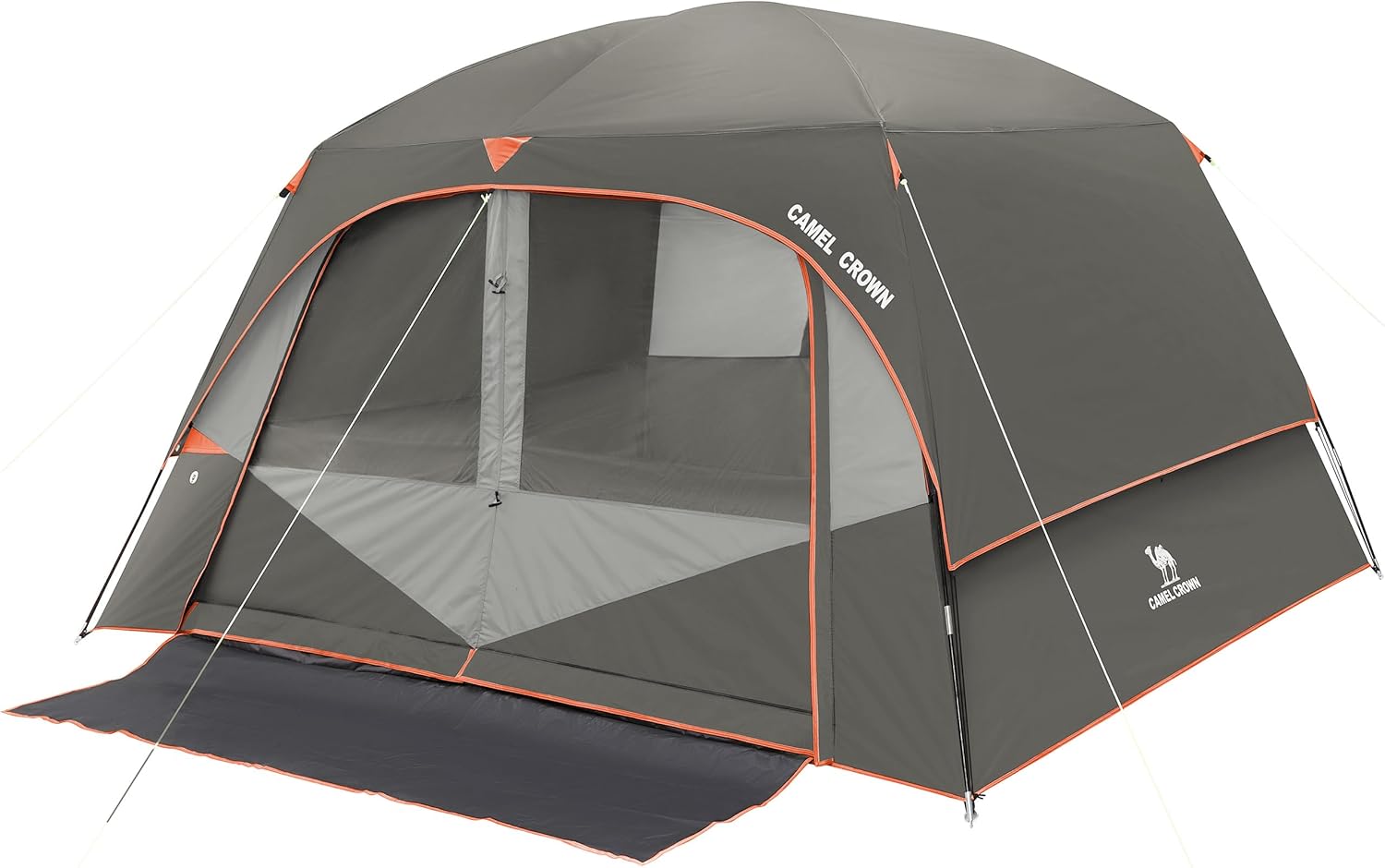 CAMEL CROWN Tents for Camping 6 Person Tent Waterproof Easy Setup Backpacking Tents with Floor Mats 4/5/6 Person Family Tent for Outdoor Hiking