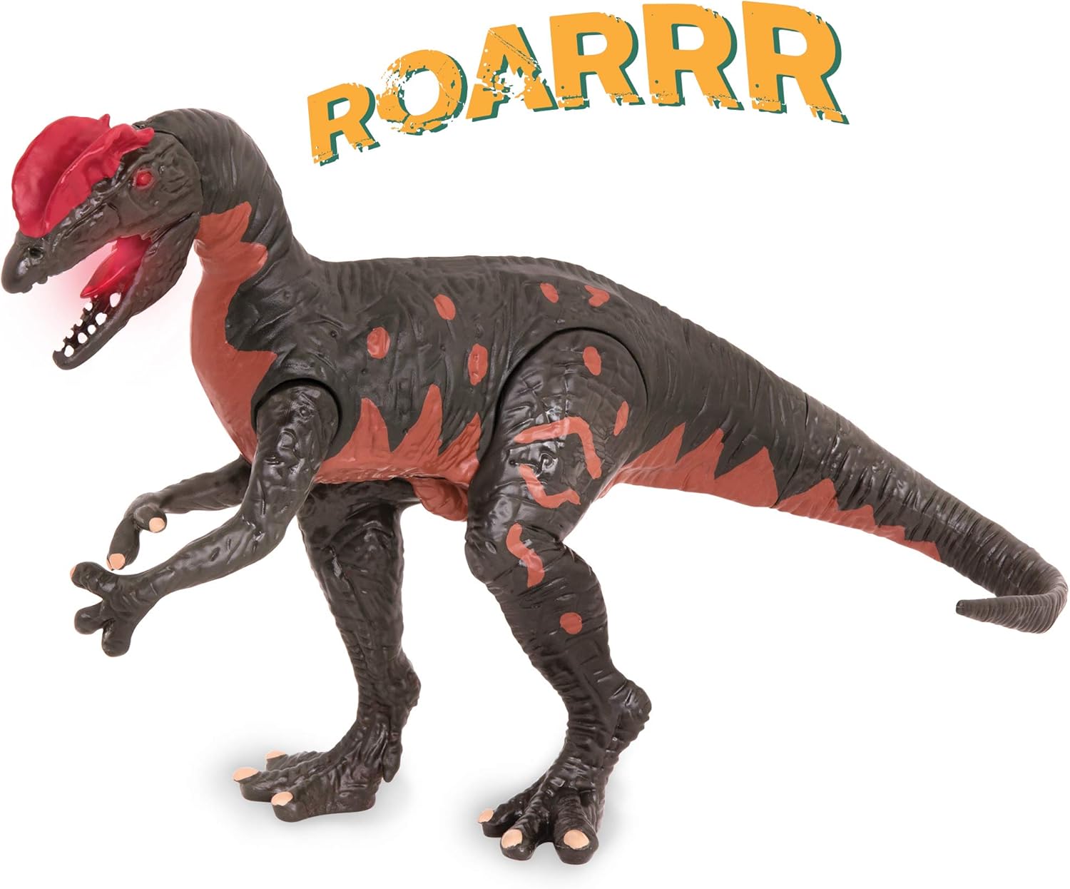 Terra by Battat – Electronic Dinosaur with Light & Sound – Dilophosaurus Wetherilli Toy for Kids Age 3+