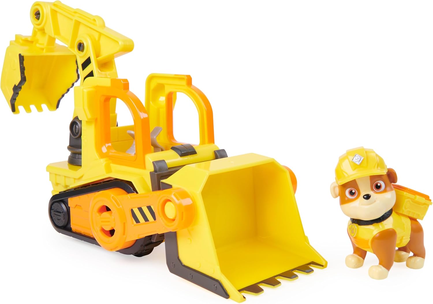 Rubble & Crew, Rubble’s Bulldozer Toy Truck with Movable Parts and a Collectible Action Figure, Kids’ Toys for Ages 3 and Up