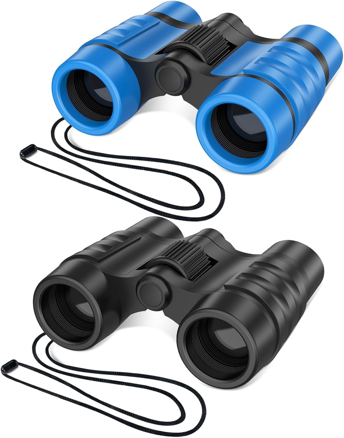 ESSENSON Binoculars for Kids Toys Gifts for Age 3-12 Years Old Boys Girls Kids Telescope Outdoor Toys for Sports and Outside Play Hiking, Bird Watching, Travel, Camping, Birthday Presents (Set of 2)