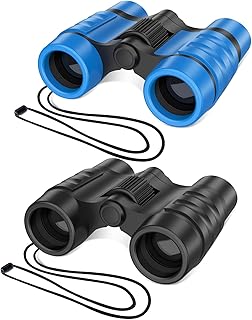 ESSENSON Binoculars for Kids Toys Gifts for Age 3-12 Years Old Boys Girls Kids Telescope Outdoor Toys for Sports and Outside Play Hiking, Bird Watching, Travel, Camping, Birthday Presents (Set of 2)