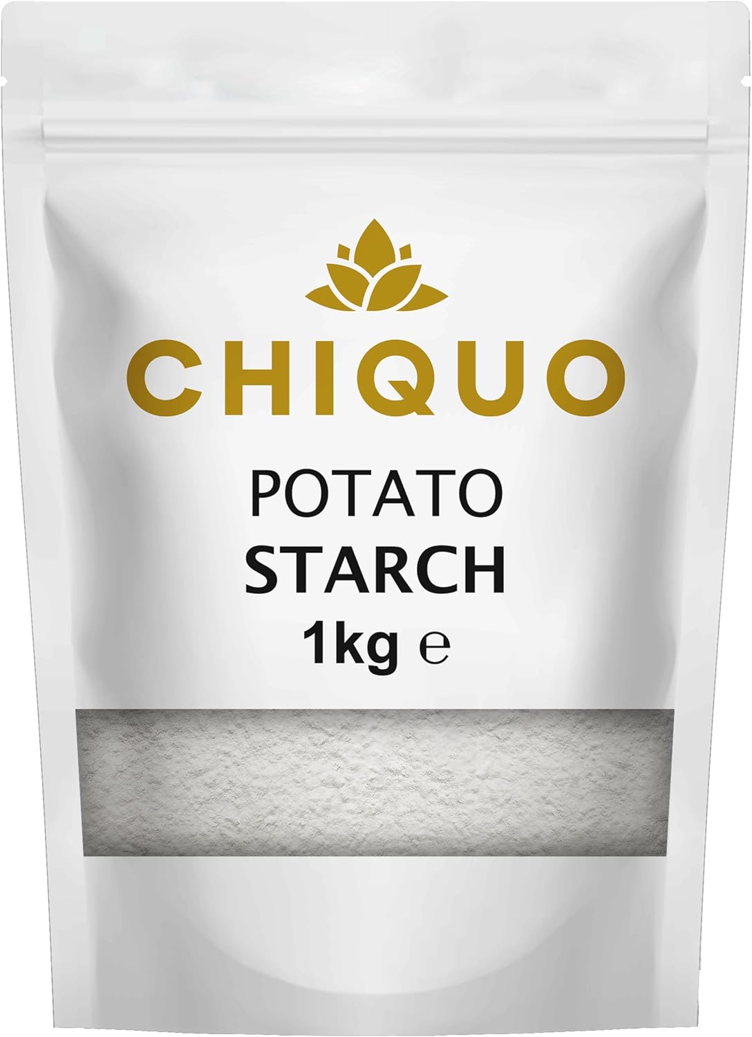 Chiquo Potato Starch - 1kg | Premium Quality Thickening Agent for Sauces, Soups, and Baking | Resealable Pack