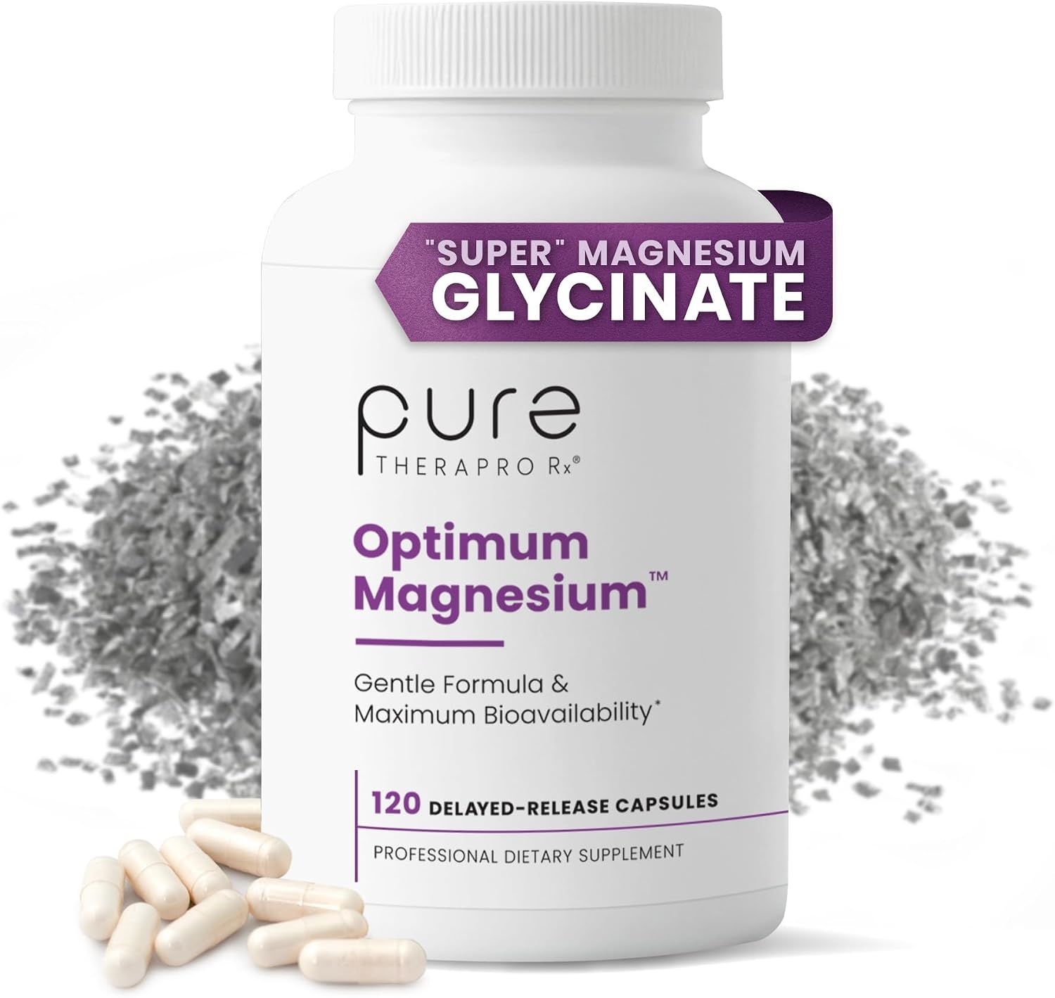 Magnesium Lysinate Glycinate & Magnesium Malate, Made in USA | 2 Month Supply | Chelated for Maximum Absorption, Supports Bone Health & Energy, Non-GMO, 120 Count