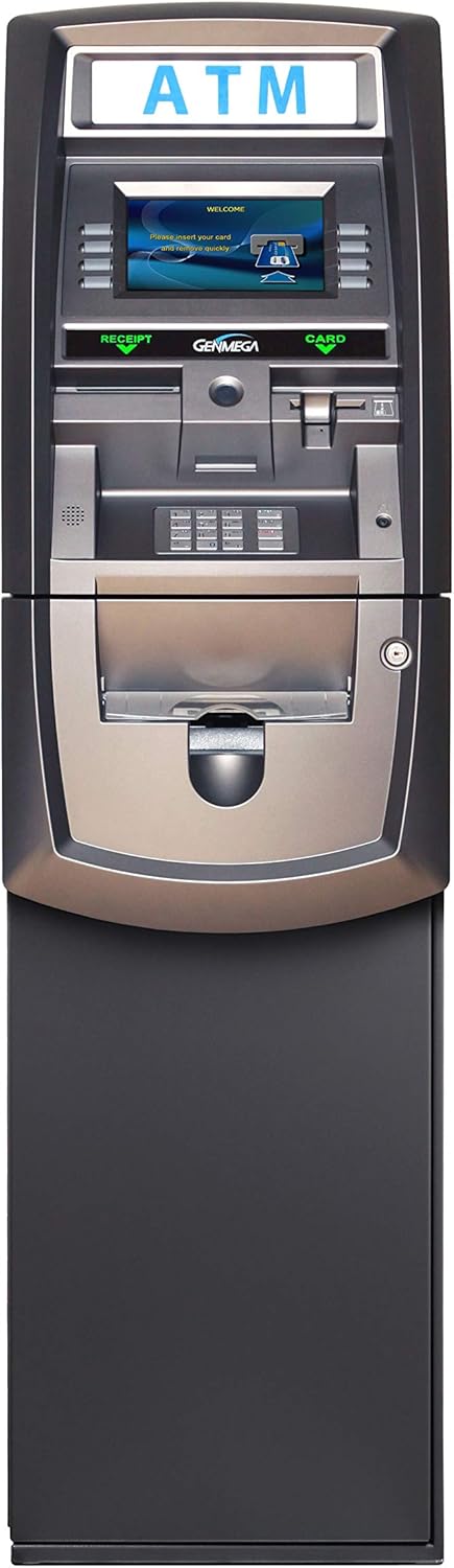 GenMega G2500 Stand Alone Retail ATM, 1K Cassette, with Processing